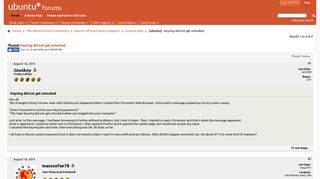 [ubuntu] Keyring did not get unlocked - Ubuntu Forums