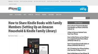 How to Share Kindle Books with Family Members (Setting Up an ...