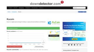 Kucoin down? Current problems and outages | Downdetector