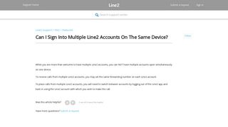 Can I sign into multiple Line2 accounts on the same device? – Line2 ...