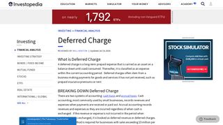 Deferred Charge - Investopedia