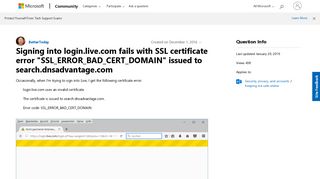 Signing into login.live.com fails with SSL certificate error ...