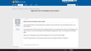 login.live.com not loading in any browser Solved - Windows 10 Forums