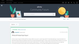 Solved: Xfinity wifi hotspot login/logout - Xfinity Help and ...