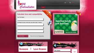 Love Calculator | Love Compatibility | Love or Crush | Love Test ...