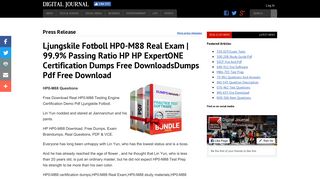 HP0-M88 Real Exam >> Get Valid HP0-M88 Braindumps & free ...