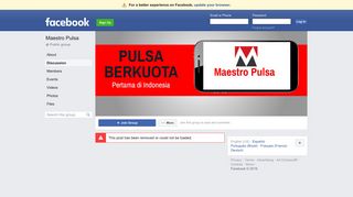 Maestro Pulsa Public Group | Facebook
