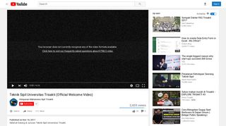 Teknik Sipil Universitas Trisakti (Official Welcome Video) - YouTube