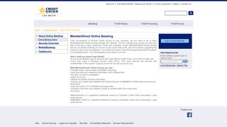 Cape Breton Credit Union - MemberDirect Online Banking