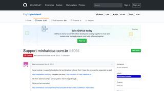 Support minhateca.com.br · Issue #4094 · rg3/youtube-dl · GitHub