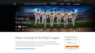 MLB EXTRA INNINGS | Watch MLB Games | DIRECTV Official Site