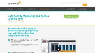 User Activity Monitoring Software - User Access Logging | SolarWinds