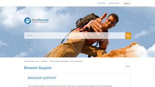 Browser Support – HourDoc Support Center