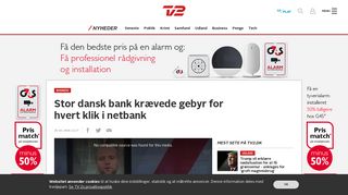 Stor dansk bank krævede gebyr for hvert klik i netbank - TV 2