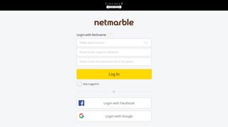 login - Netmarble - Netmarble Forums