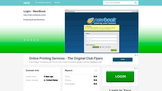 login.newbook.cloud - Login - NewBook - Login New Book - Sur.ly