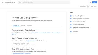 How to use Google Drive - iPhone & iPad - Google Drive Help