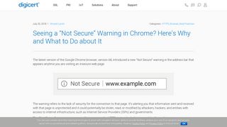 Seeing a “Not Secure” Warning in Chrome? Here's Why and What to ...