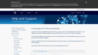 O2 | Connecting to O2 Wifi automatically | Help & Support