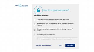 Change Password - OMG ONEidentity