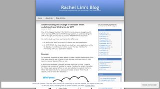 MVVM | Rachel Lim's Blog