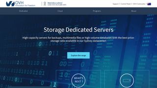 OVH Australia: Cloud computing and dedicated servers - OVH