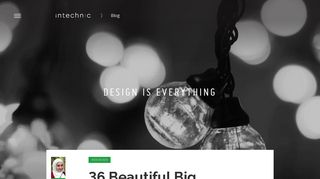 36 Beautiful Big Background Image Website Designs - Intechnic
