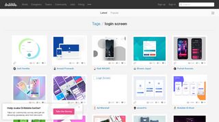 Login Screen Designs on Dribbble