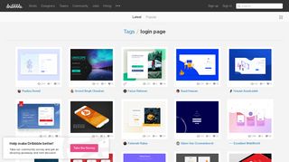 Login Page Designs on Dribbble