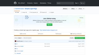 GitHub - SaketSrivastav/Simple-Login-Page: Creating a simple login ...