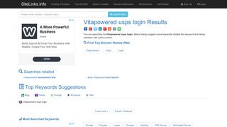 Vitapowered usps login Results For Websites Listing - SiteLinks.Info