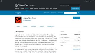 Login Site Icon | WordPress.org