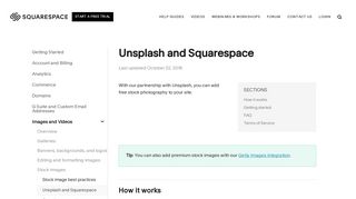 Unsplash and Squarespace – Squarespace Help
