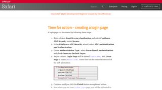 Time for action – creating a login page - Oracle ADF 11gR2 ...