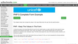 PHP 5 Complete Form Example - W3Schools