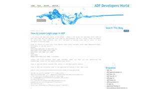 ADF Developers World: How to create Login page in ADF