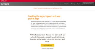 Creating the login, logout, and user profile page - PHP and MongoDB ...
