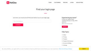 Find your login page - HotGloo | Wireframe UX Prototyping Tool