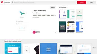 Login Wireframe | Login Page UI | Login page, Wireframe ... - Pinterest
