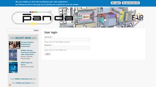 User login | PANDA Website
