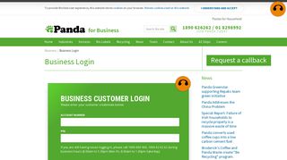 Business Login - Panda