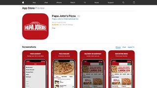 Papa John's Pizza on the App Store - iTunes - Apple