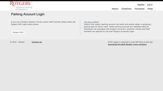 Parking Account Login /portal - NuPark