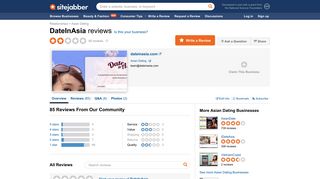 DateInAsia Reviews - 82 Reviews of Dateinasia.com | Sitejabber
