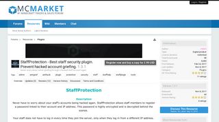 StaffProtection - Best staff security plugin. Prevent hacked ...