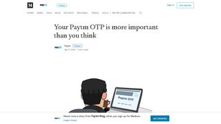 Your Paytm OTP is more important than you think – Paytm Blog