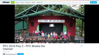 PFC 2018 Play 2 - PFC Breaks the Internet! on Vimeo