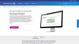 Purchase Power - Postal Payment Service | Pitney Bowes