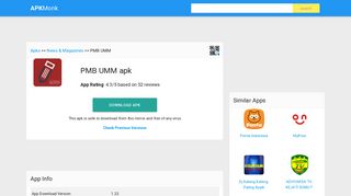 PMB UMM Apk Download latest version 1.22- id.ac.umm ... - APKMonk