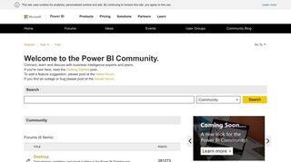 Home - Microsoft Power BI Community